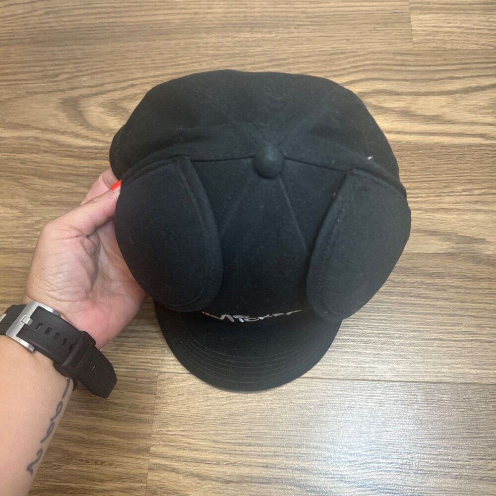 Disney Mickey Mouse‎ Ears Baseball Cap Hat OS Snapback Adjustable Black - Picture 5 of 8